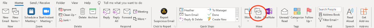 Outlook Toolbar