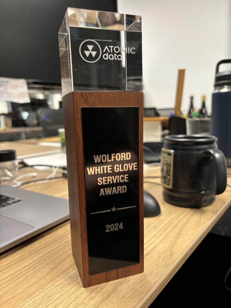 The Wolford White Glove Service Award